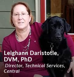 Leighann Daristotle, DVM, PhD, Director, Technical Services, Central