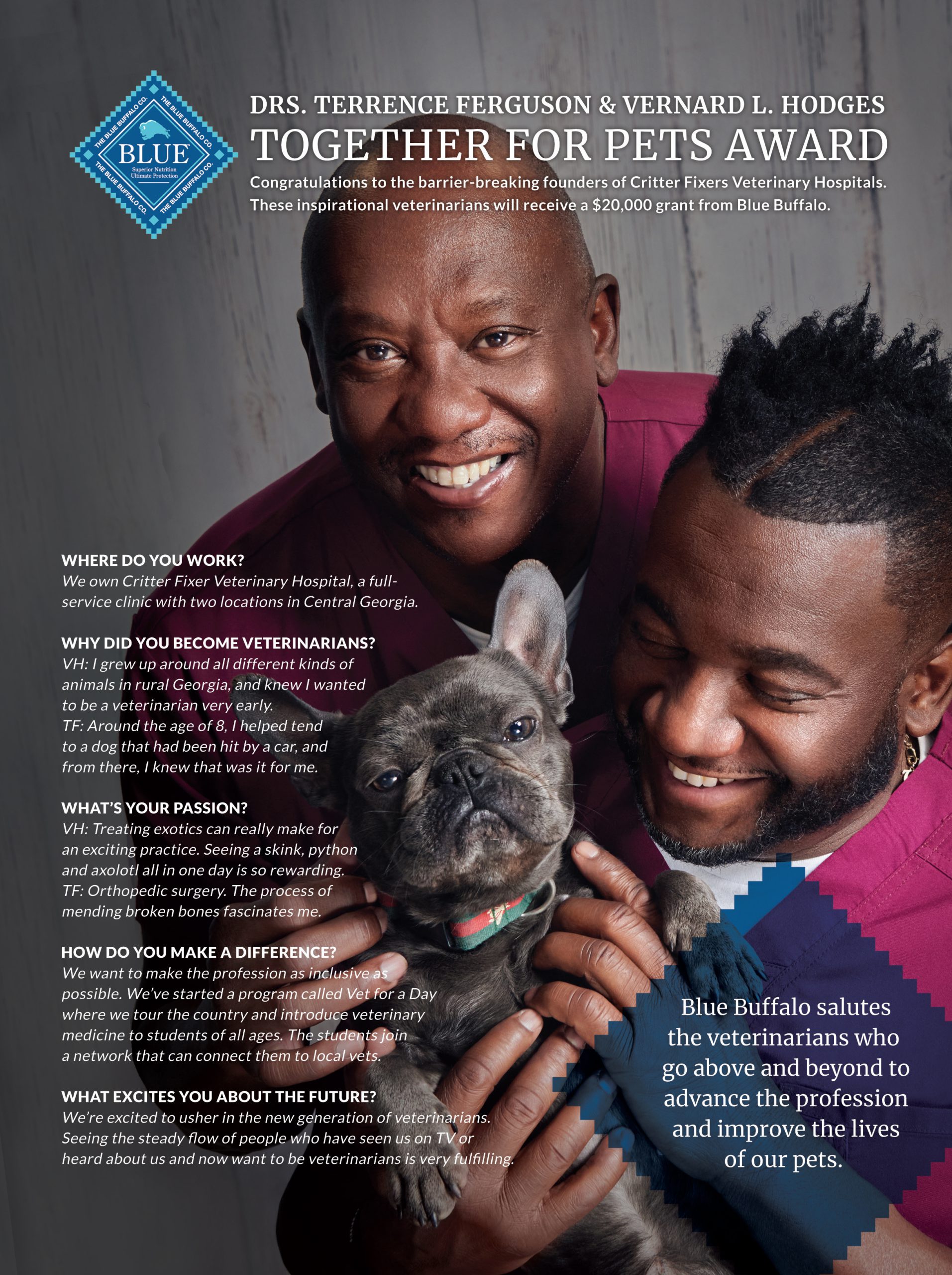 Dr. Ferguson & Dr. Hodges | Together for Pets Award