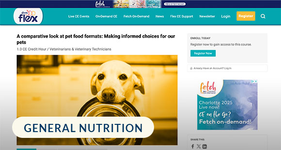AComparativeLookAtPetFoodFormats