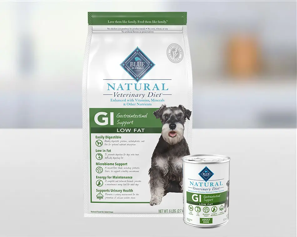 BLUE NVD GI Low Fat for Dogs